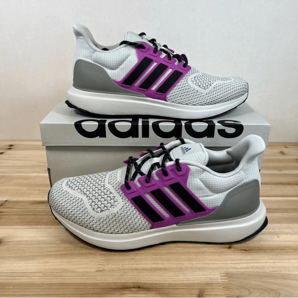 adidas Men’s Sneakers - White, Purple, Gray